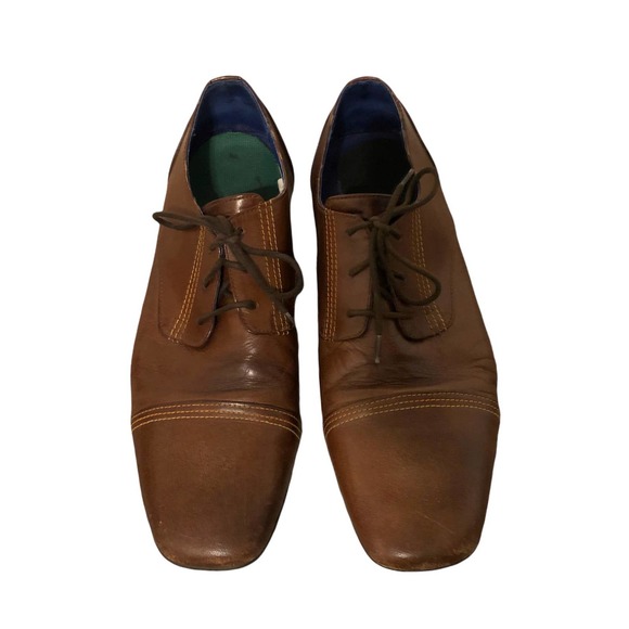 John Fluevog Men\'s Brown Leather Oxford Loafers Size 9 main image 7